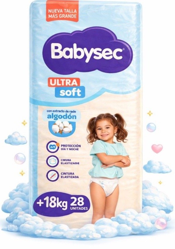 Producto - Babysec ultrasoft. XXXG 28un +18kg