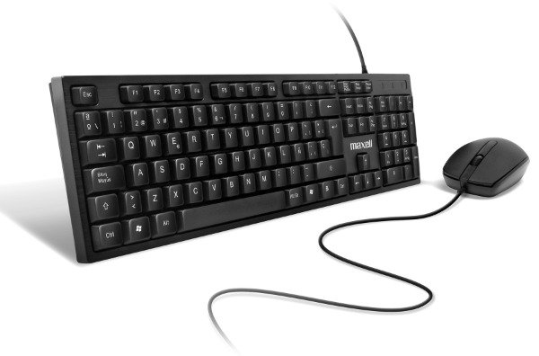 Producto - COMBO TECLADO MOUSE CON CABLE MAXELL WRKBC-10