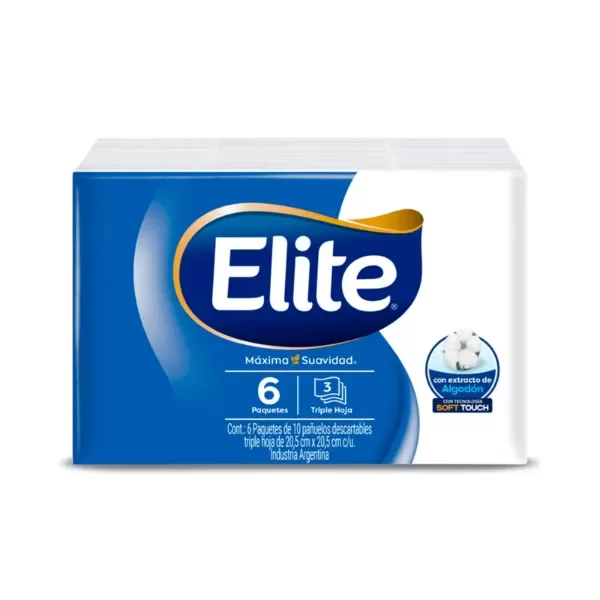 Producto - Pañuelos descartables ELITE X 1U