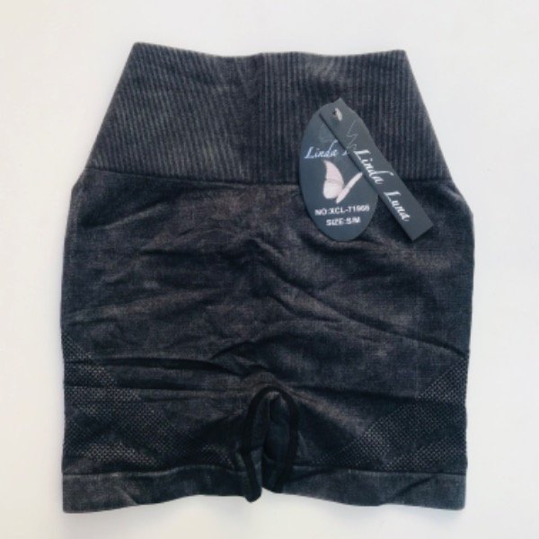 Producto - Short Liso Linda Luna Nevado (Gris) Con Frunce - 0
