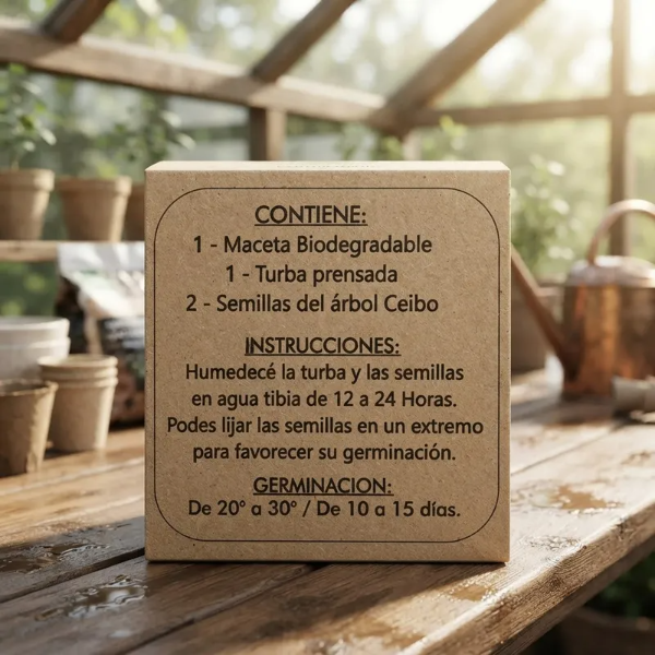 Producto - Kit de Siembra - Arbol Ceibo - 2