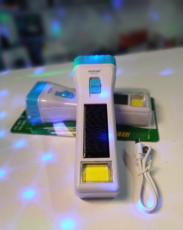 Producto - Linterna Recargable Solar y usb