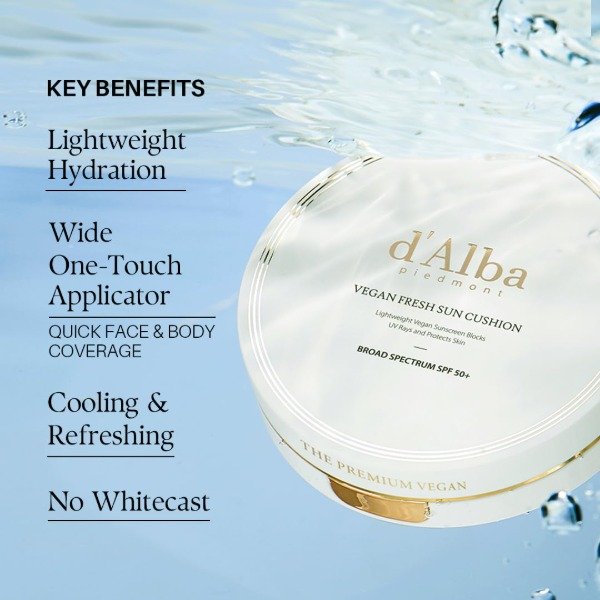 Producto - d'Alba Vegan Fresch Sun Cushion SPF50+ PA++++ 25g - 3