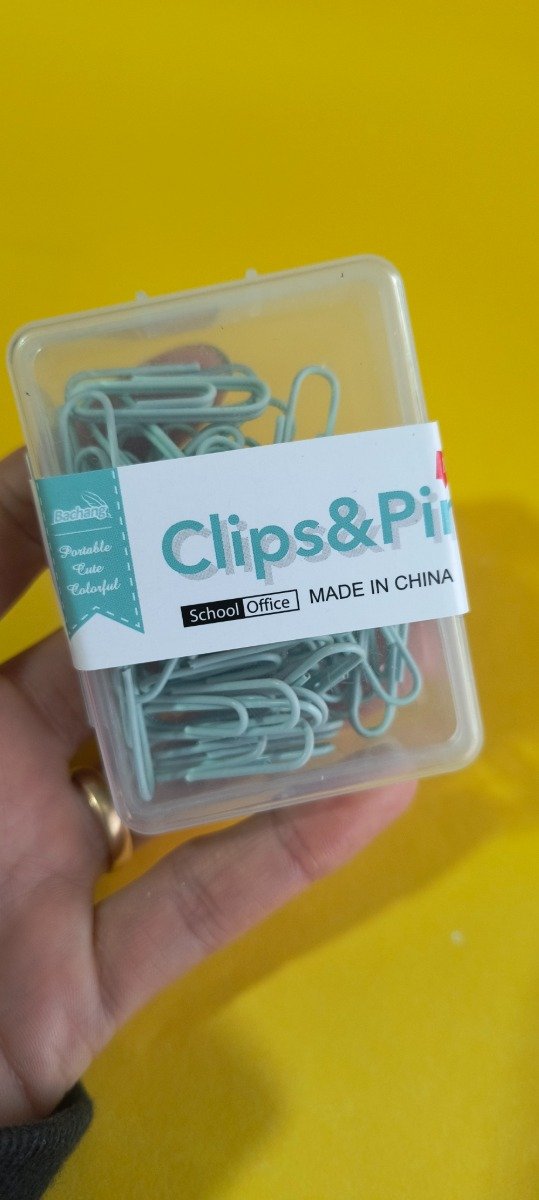 Producto - Clips color verde agua