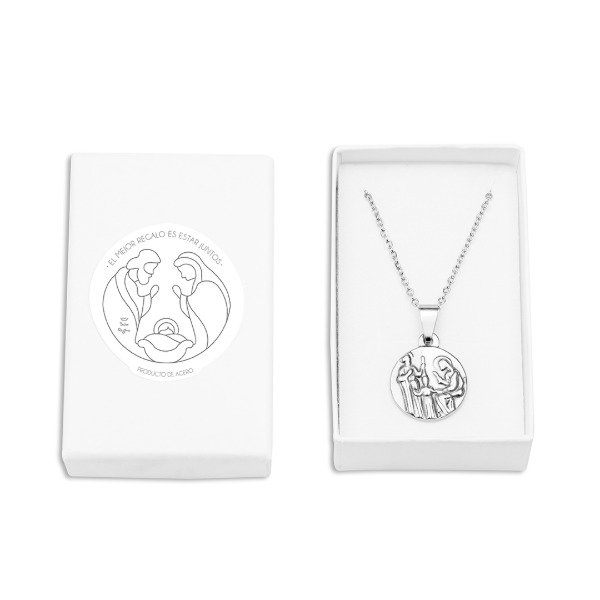 Producto - Collar Acero Sagrada Familia