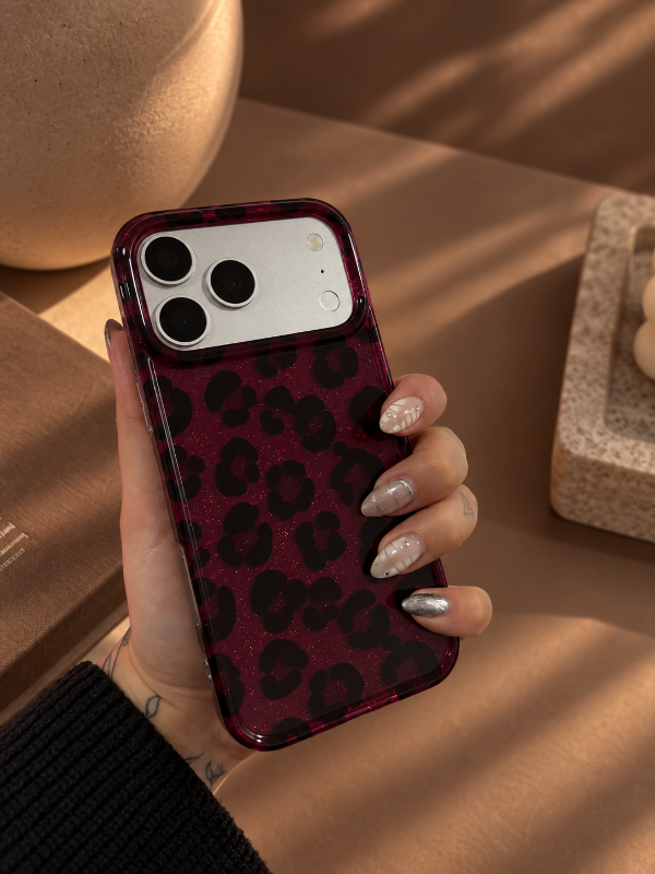 Producto - Case Print Wine Glitter