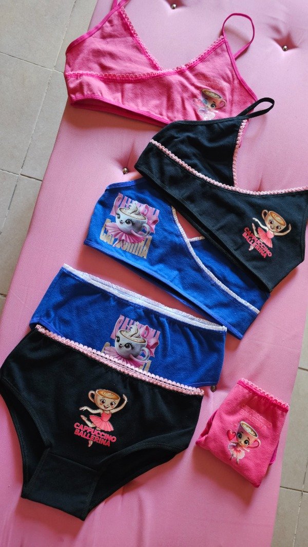 Producto - Conjunto NENA INICIAL Algodón BALLERINA CAPUCHINA - 6