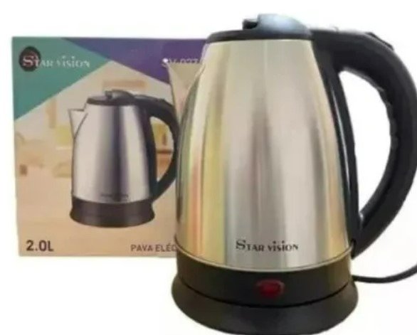 Producto - Pava Eléctrica Star Vision Corte Automatico Acero Inoxidable