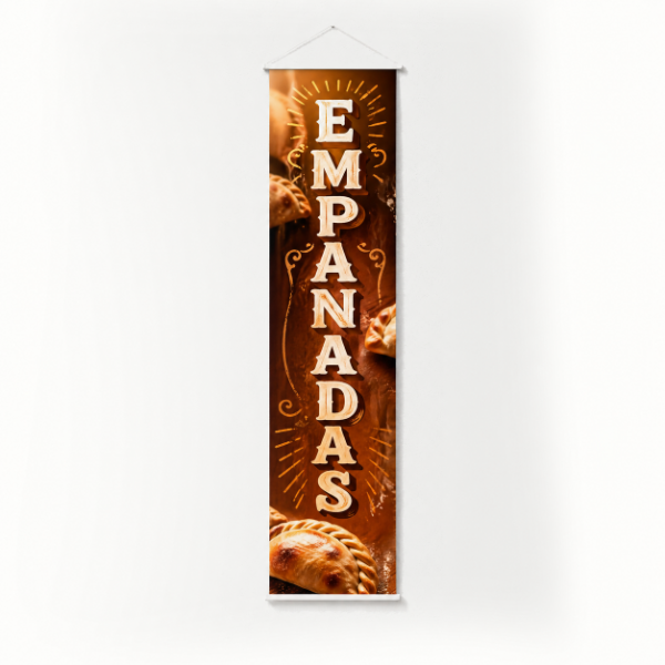Producto - Lona Banner Empanadas 100x25cm