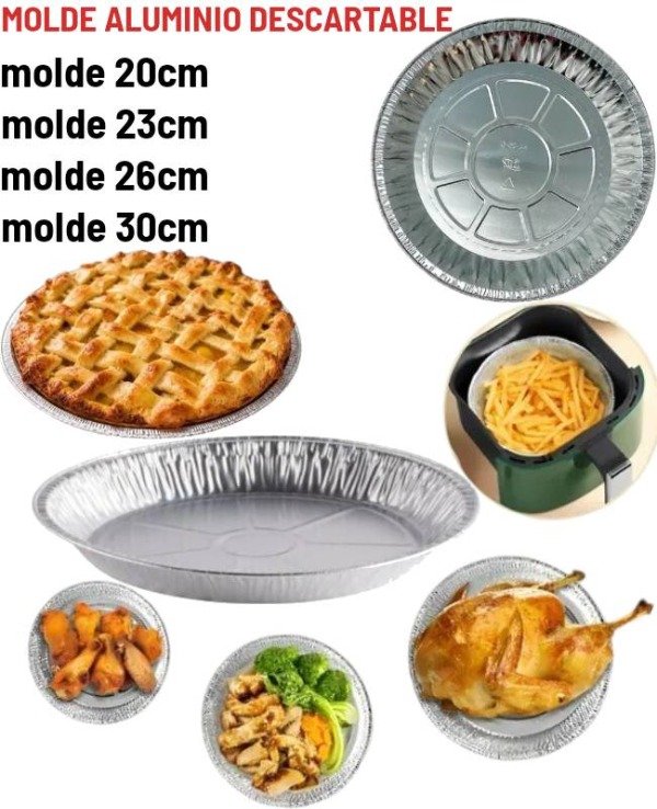 Producto - Plato aluminio molde para tarta o comidas