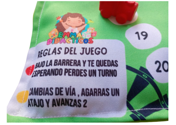 Producto - Juego de recorrido temática trenes - 2