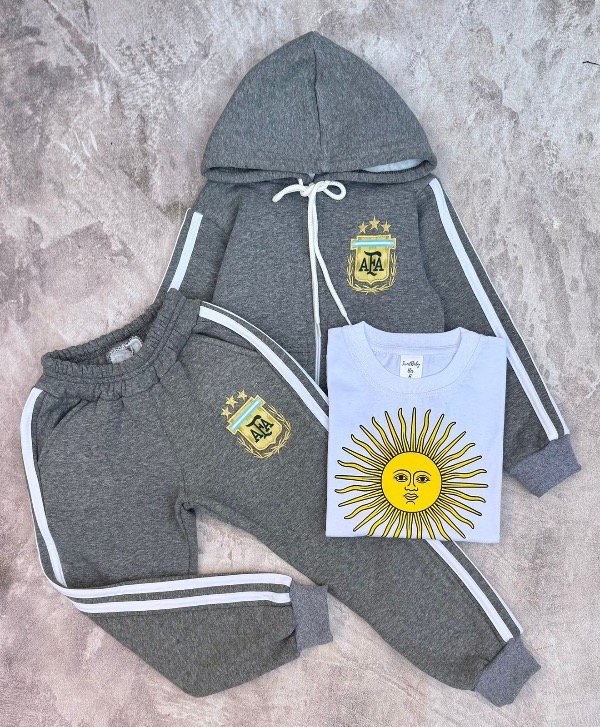 Producto - TRÍO AFA GRIS (CAMPERA + REMERA + PANTALÓN)