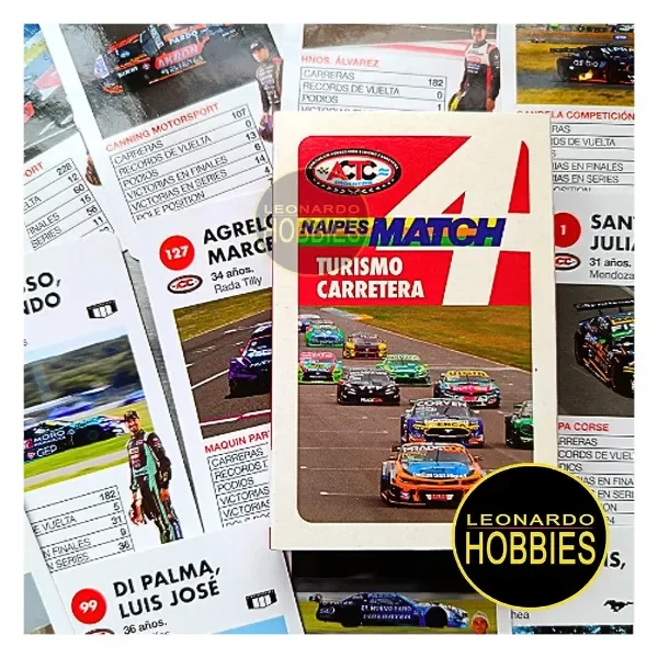 Producto - Cartas Autos TC Turismo Carretera Match 4 Original - 1