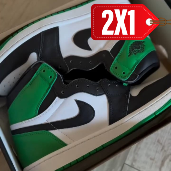 Producto - Nike Air Jordan 1 High Black and Green