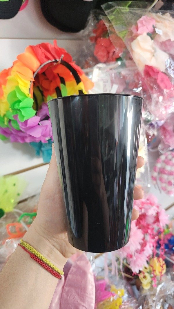 Producto - Vaso Recto Negro 750 cc