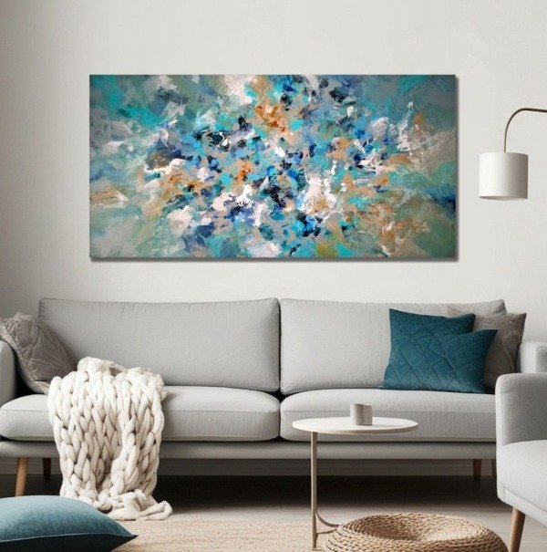 Producto - Cuadros abstractos - Interludio - 120x60cm