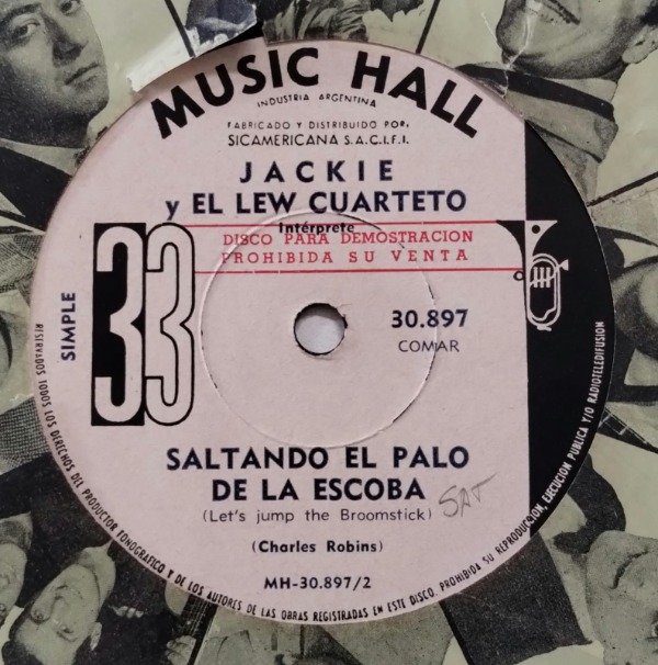 Producto - JACKIE Y EL LEW CUARTETO Locomotora Simple 7 Promo ARG 1967 RnB MOD - 2