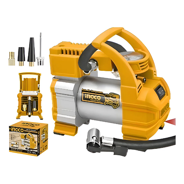 Producto - Compresor Auto 12 Volt 10 AMP 140PSI - INGCO - AAC1408
