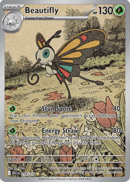 Producto - Beautifly (219/217) [Mega Evolution: Ascended Heroes]