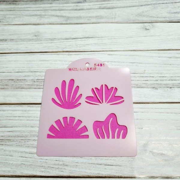 Producto - St 5481  Stencil marino  de 10x10 cm