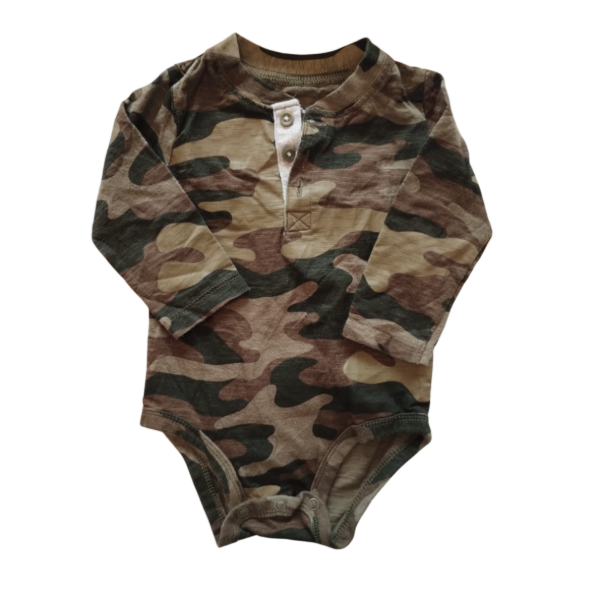 Producto - CARTERS - Body militar 9m nuevo
