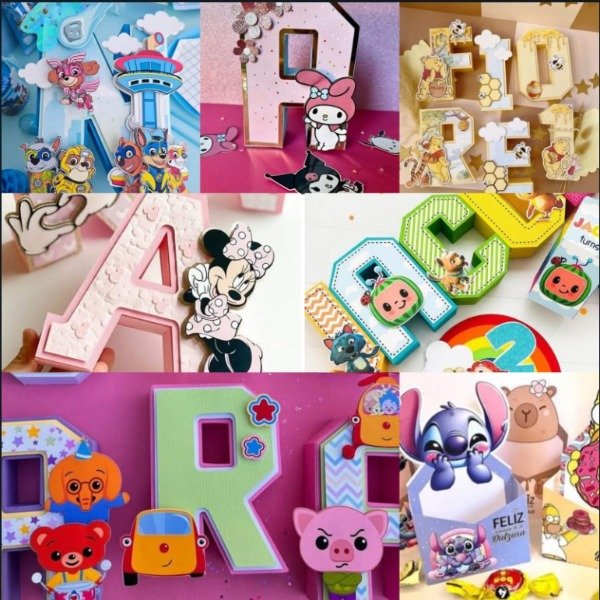 Producto - PACK LETRAS 3D IMPRIMIBLES/EDITABLES