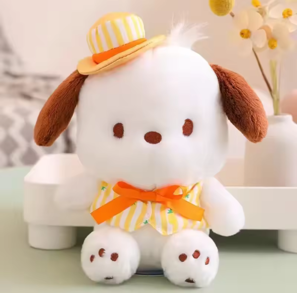 Producto - Peluche Pochacco Con Traje Amarillo