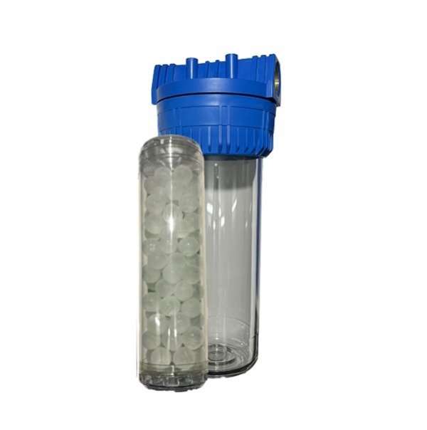 Producto - CARCASA 10" TRANSP. 1" + CARTUCHO CON SAL POLIFOSFATO