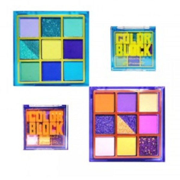Producto - PALETA 9 SOMBRAS+GLITTER COLOR BLOCK