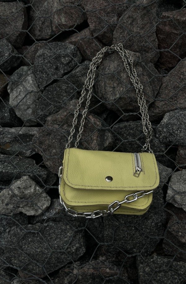 Producto - MINI BAG DE CUERO ARGENTINO TEQUILA VAINILLA