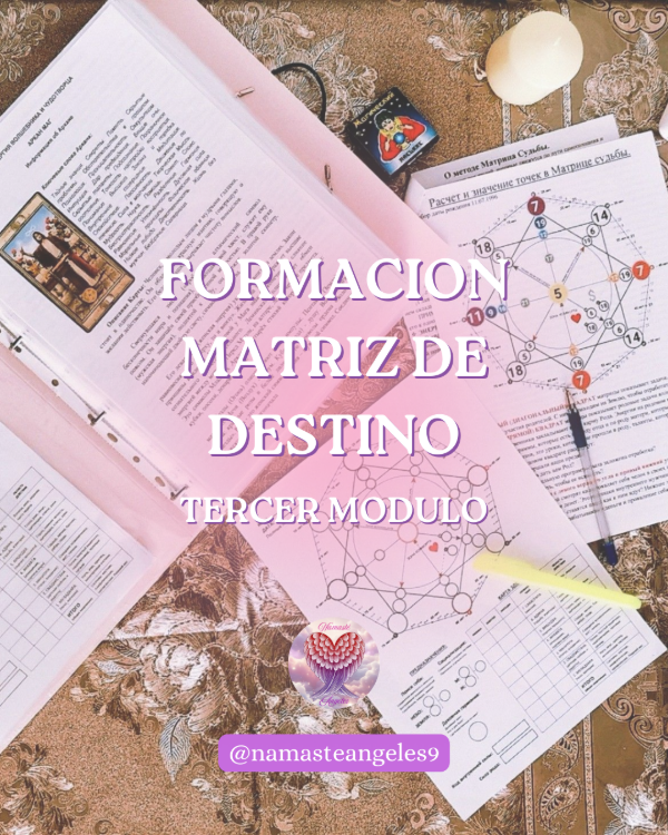 Producto - Formacion de Matriz de Destino (Tercer Modulo)