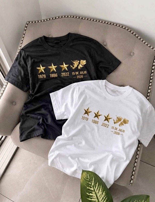 Producto - REMERA MALVINAS ESTRELLA DISPONIBLES TALLE 5 NEGRO - 0