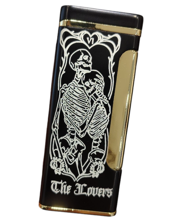 Producto - ENCENDEDOR SLIM CATALITICO TAROT THE LOVERS