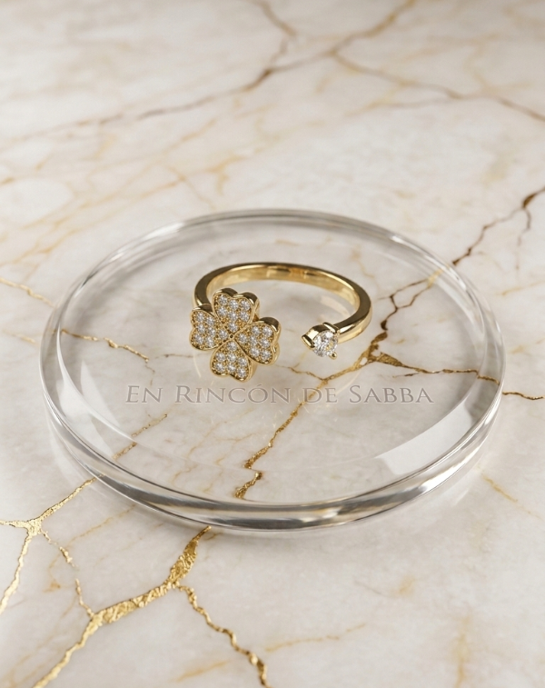 Producto - Anillo Mini Golden Clover