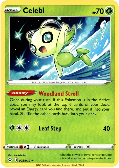 Producto - Celebi - 003/072 - Shining Fates