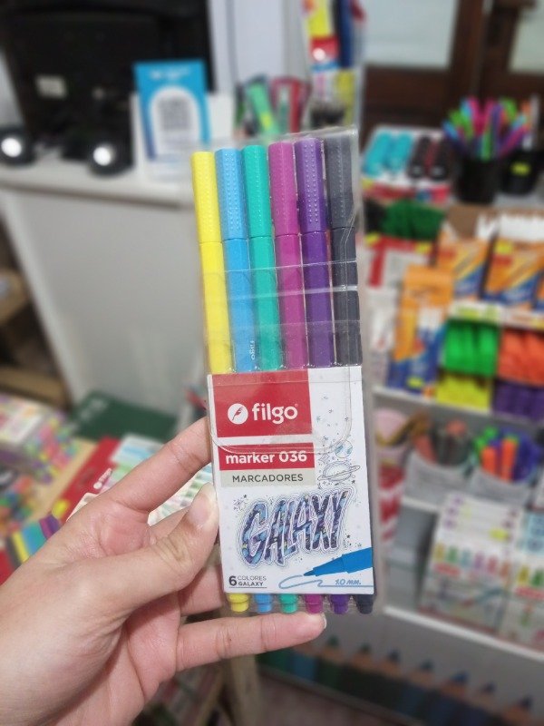 Producto - Marcador Escolar Filgo 036 Yo Amo Mis Colores X6u. Galaxy