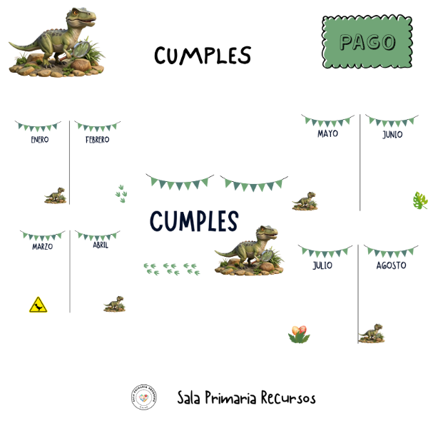 Producto - Dinosaurio cumples