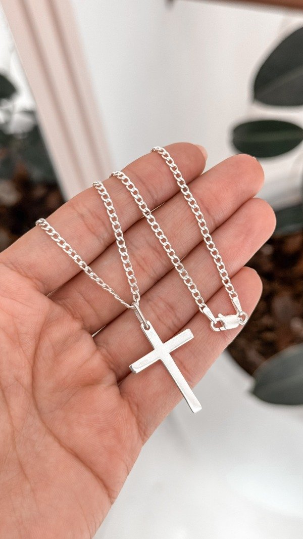 Producto - Conjunto cruz lisa grande 60 cm (hombre)