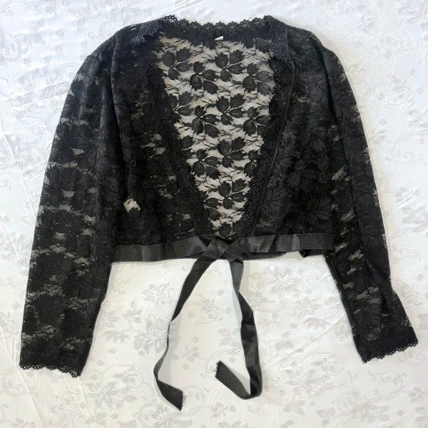 Producto - black lace bolero (S)