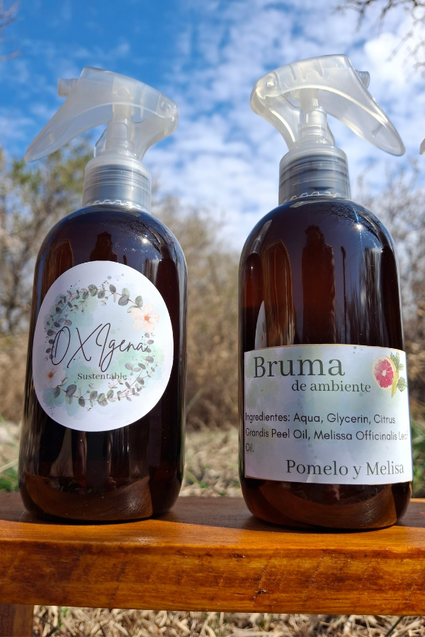 Producto - Bruma ambiente - Pomelo y Melisa PET con pulverizador