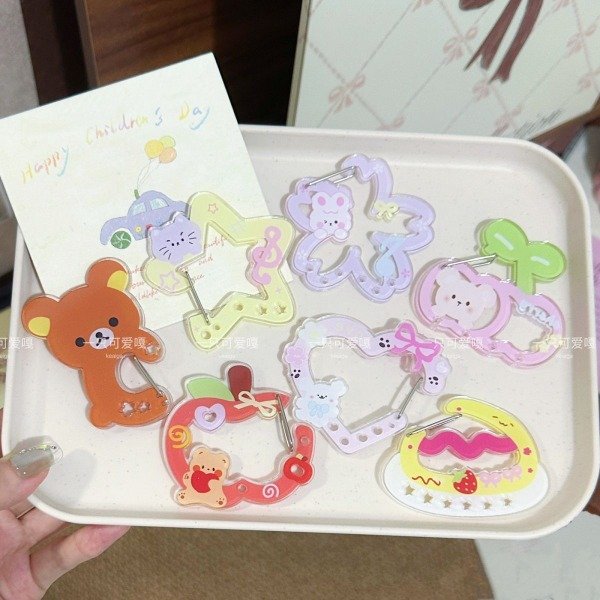 Producto - Mosquetones acrilico cute