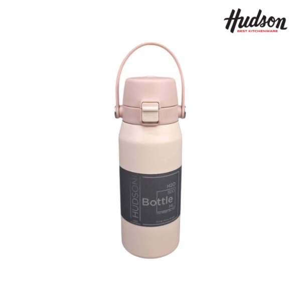 Producto - BOTELLA DEPORTIVA 500ML TAPA FLIP ROSA HUDSON (cod. 3039)