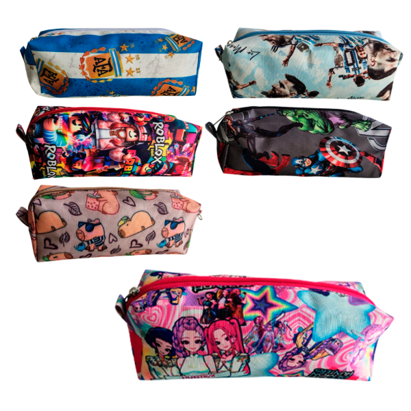 Producto - CARTUCHERA ESTAMPADA 21X9 SURT