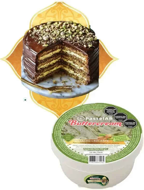 Producto - Buttercream pastelar pistacho 360gr