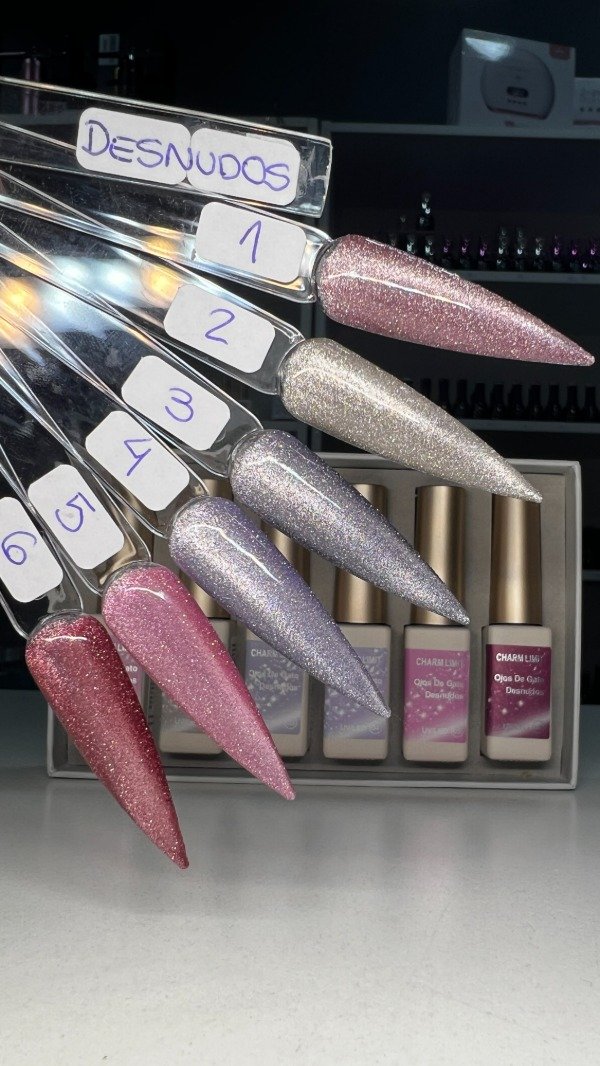 Producto - Esmalte semipermanente - OJO DE GATO X6 - Charm Limit 2/3