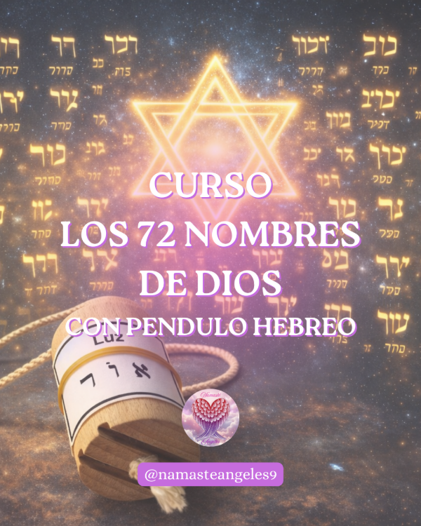 Producto - Curso Los 72 Nombres de Dios con Péndulo Hebreo