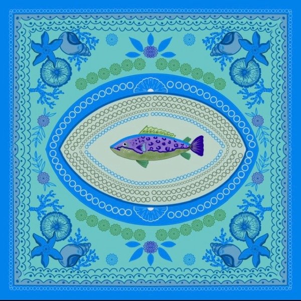 Producto - Pañuelo Taormina turquesa - 0