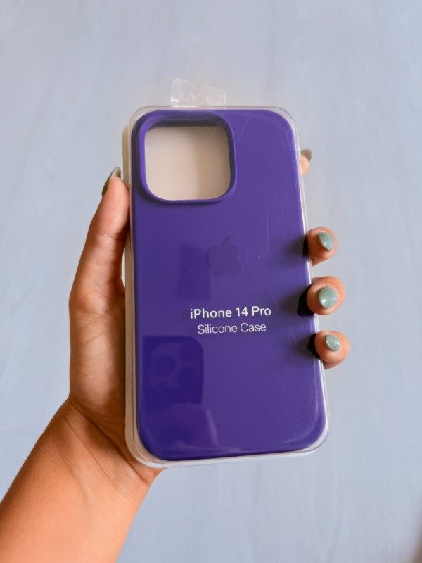 Producto - Silicone Case violeta Iphone 14 Pro