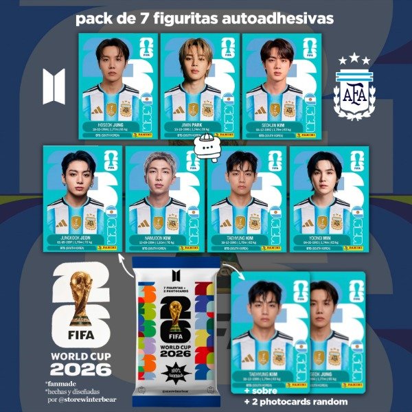 Producto - pack figuritas bts
