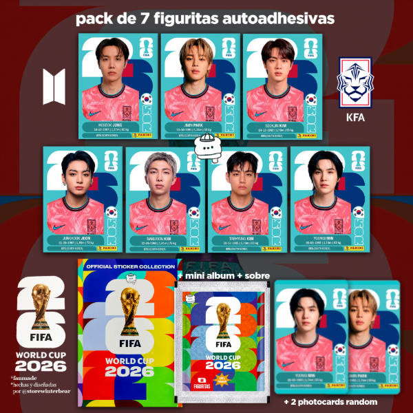 Producto - pack figuritas korea bts